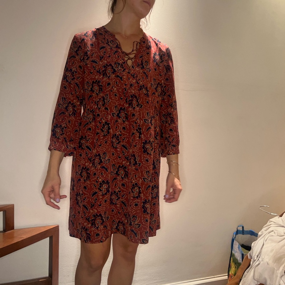 madewell pattern dress